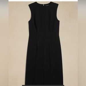 Banana Republic Elegant Black Midi Dress